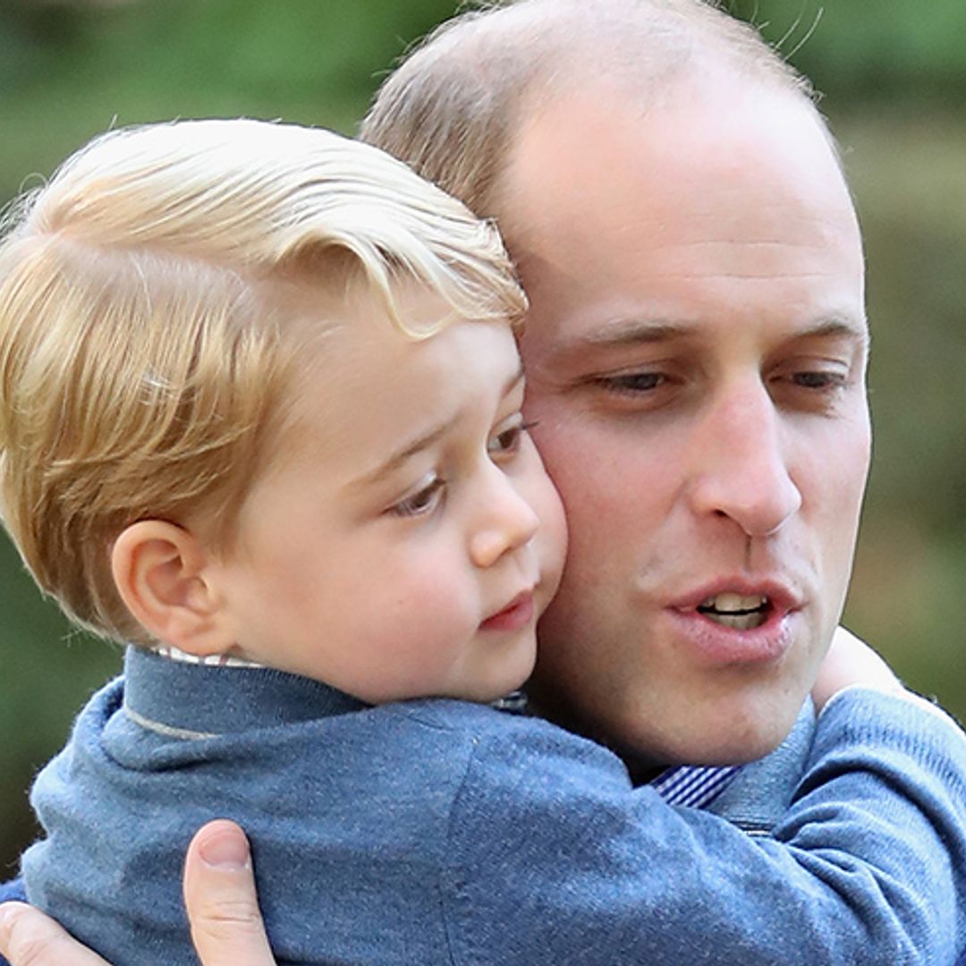 Prince William reveals 'noisy' Prince George loves dinosaurs and stickers