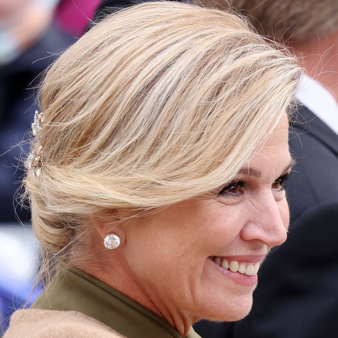 Queen Maxima's autumn makeover in £100 cropped denim jacket
