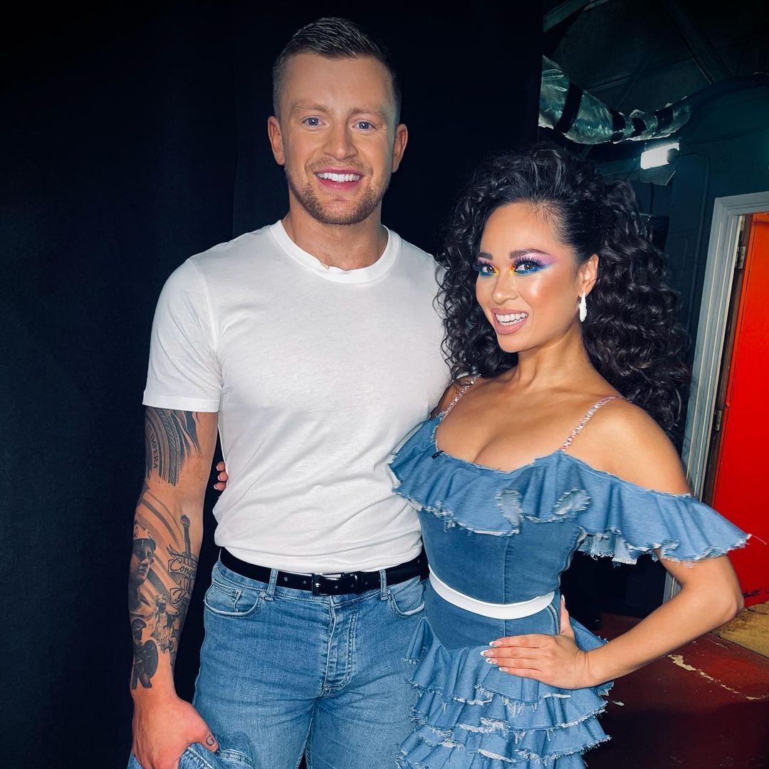 Katya Jones puts on united front with Adam Peaty's family amid Strictly allegations