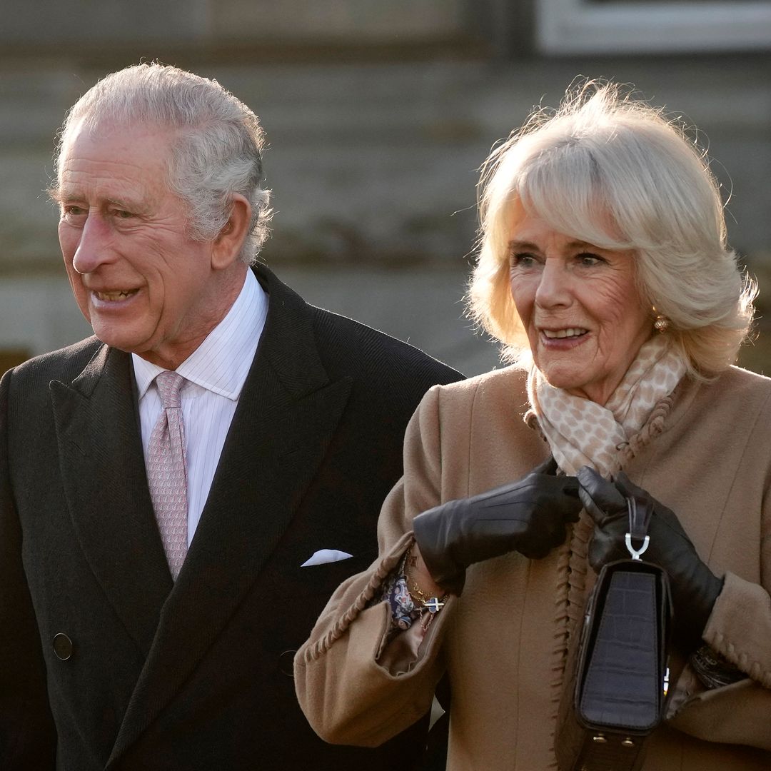 King Charles and Queen Camilla are all smiles as they attend church at Sandringham on New Year's Eve