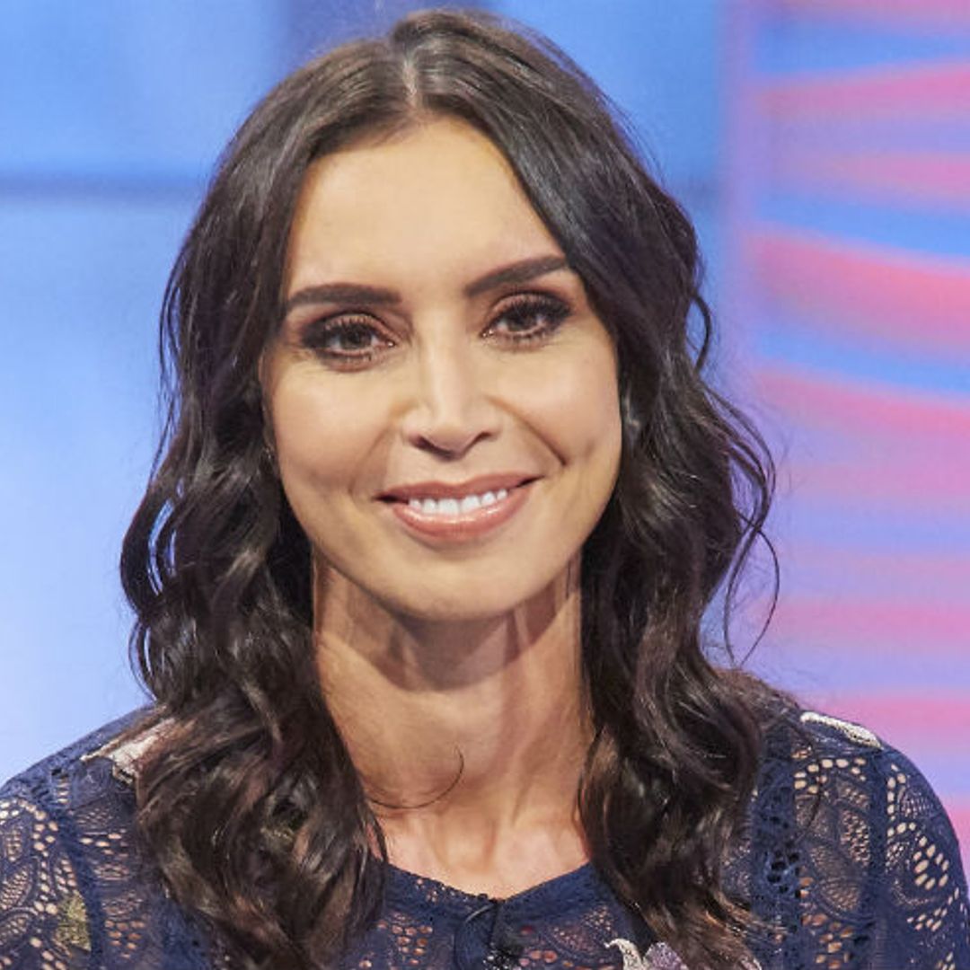 Christine Bleakley wears a £149 lace dress on Lorraine – and fans approve!