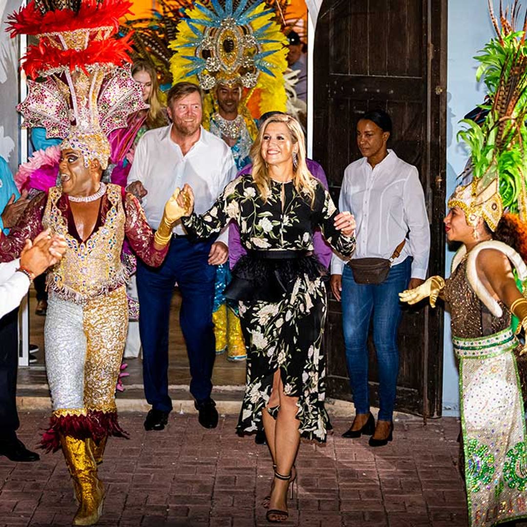 Watch: Queen Maxima wows fans with her dance moves on royal tour