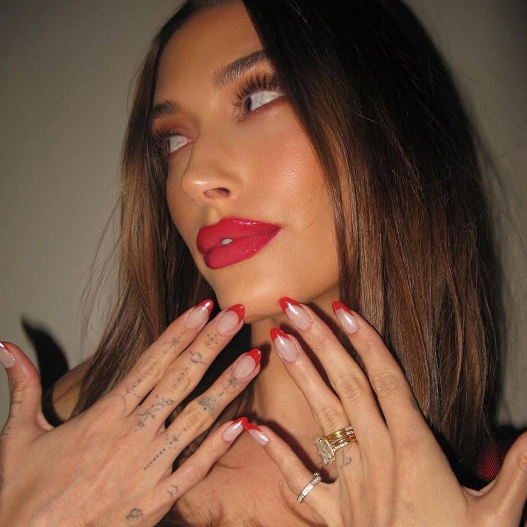 Hailey's glazed manicure is the perfect finish to any nail look
