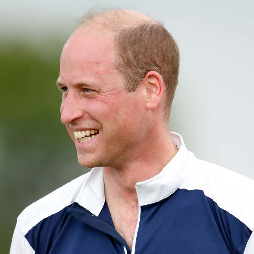 Prince William's laughing face is just like Prince Louis' - watch