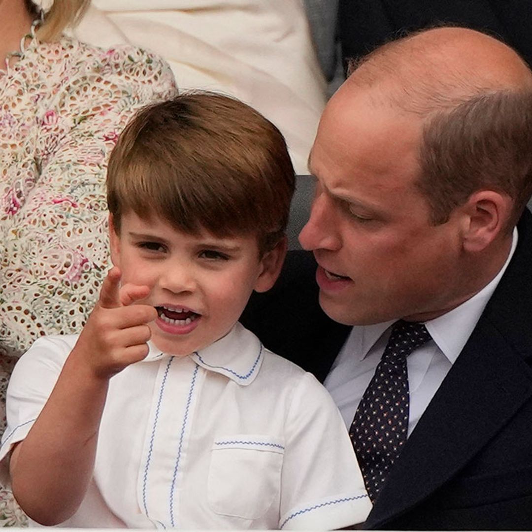 Prince William shares candid exchange with Prince Louis at Jubilee Pageant