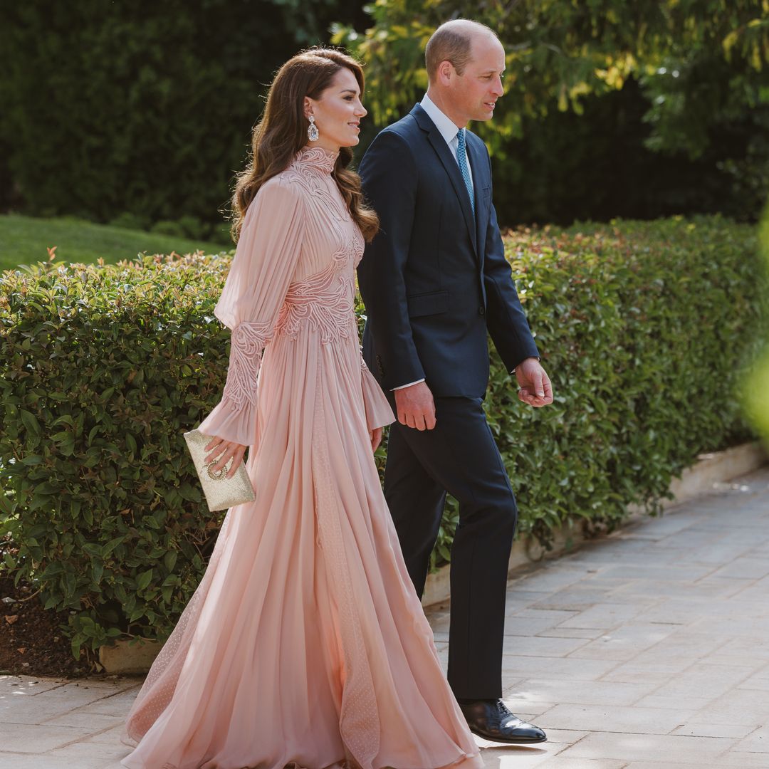 Prince William and Princess Kate share beautiful royal wedding photos as they prepare to depart Jordan