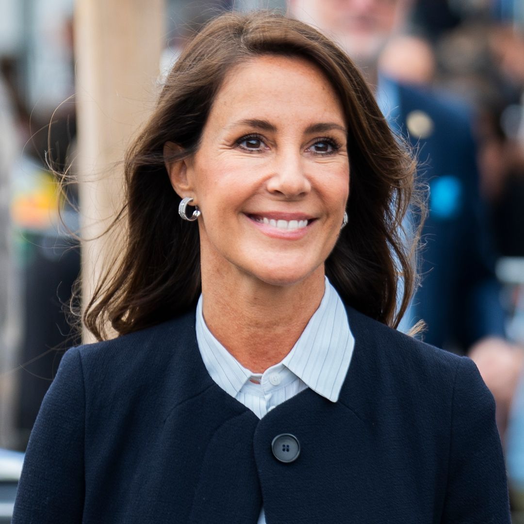 Princess Marie's towering teenagers support her during Denmark outing - amid 6-year absence