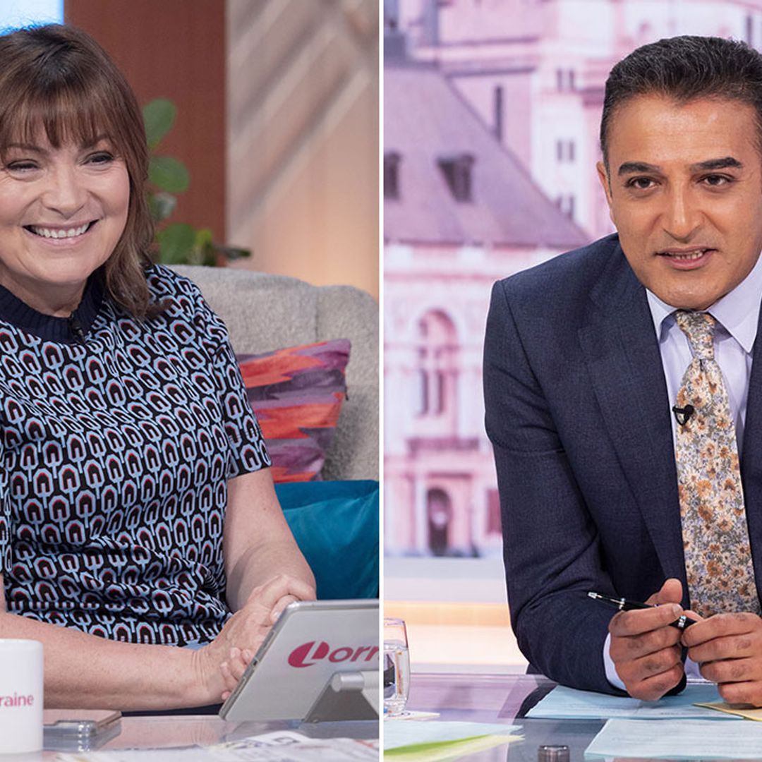 Lorraine Kelly's reaction after Adil Ray pointed out her age is everything