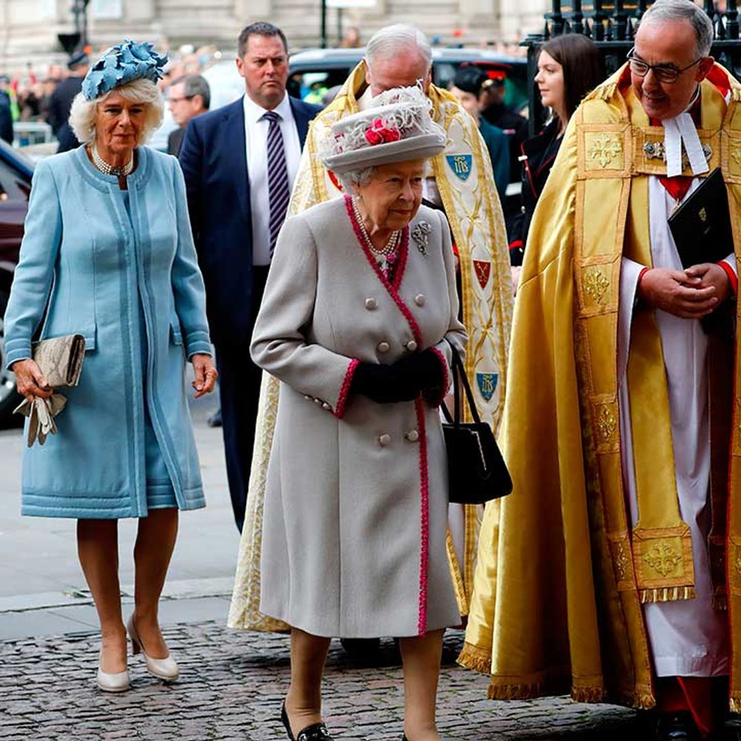 The Queen and the Duchess of Cornwall step out for rare joint engagement - details