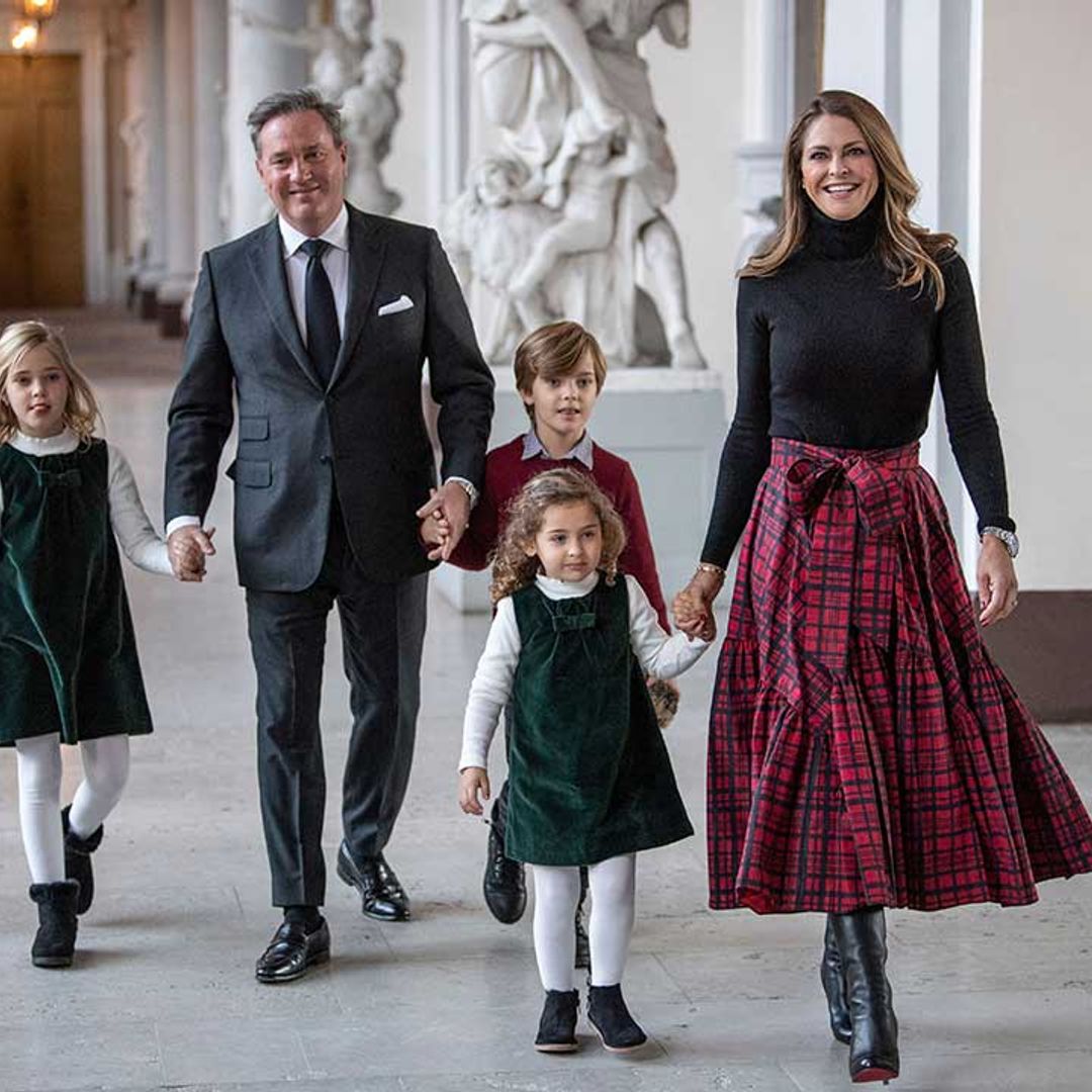 Princess Madeleine returns to Sweden for special festive outing with her children