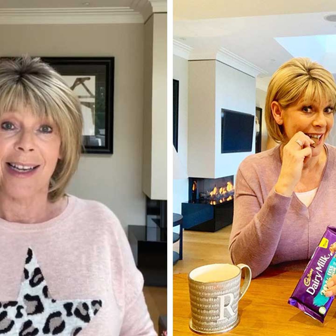 Ruth Langsford films inside stunning living room at home with Eamonn Holmes