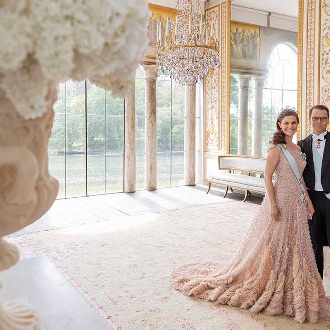 Crown Princess Victoria of Sweden is exquisite in three ballgowns for tenth wedding anniversary