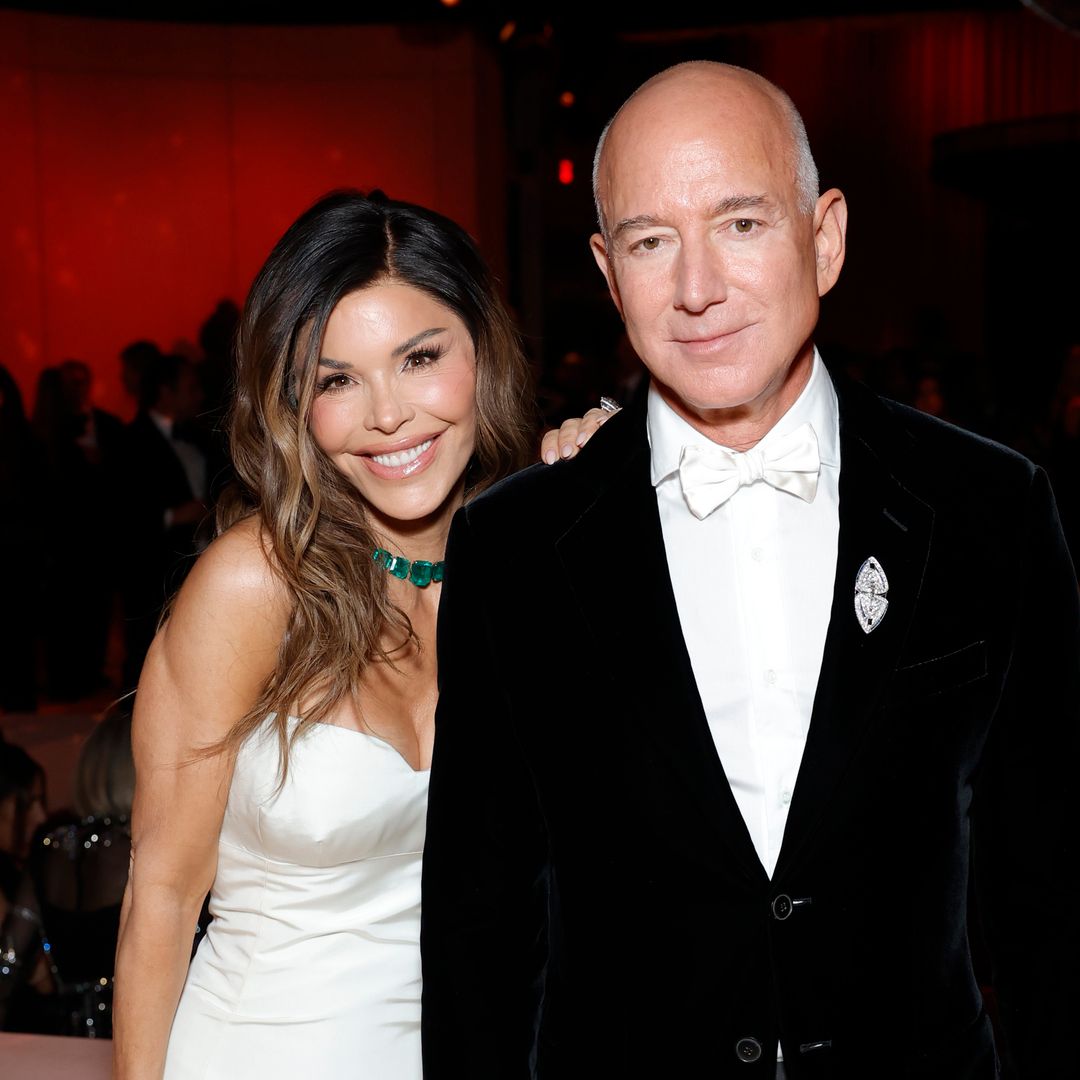 Jeff Bezos' bride Lauren Sanchez wows in demure lace gown