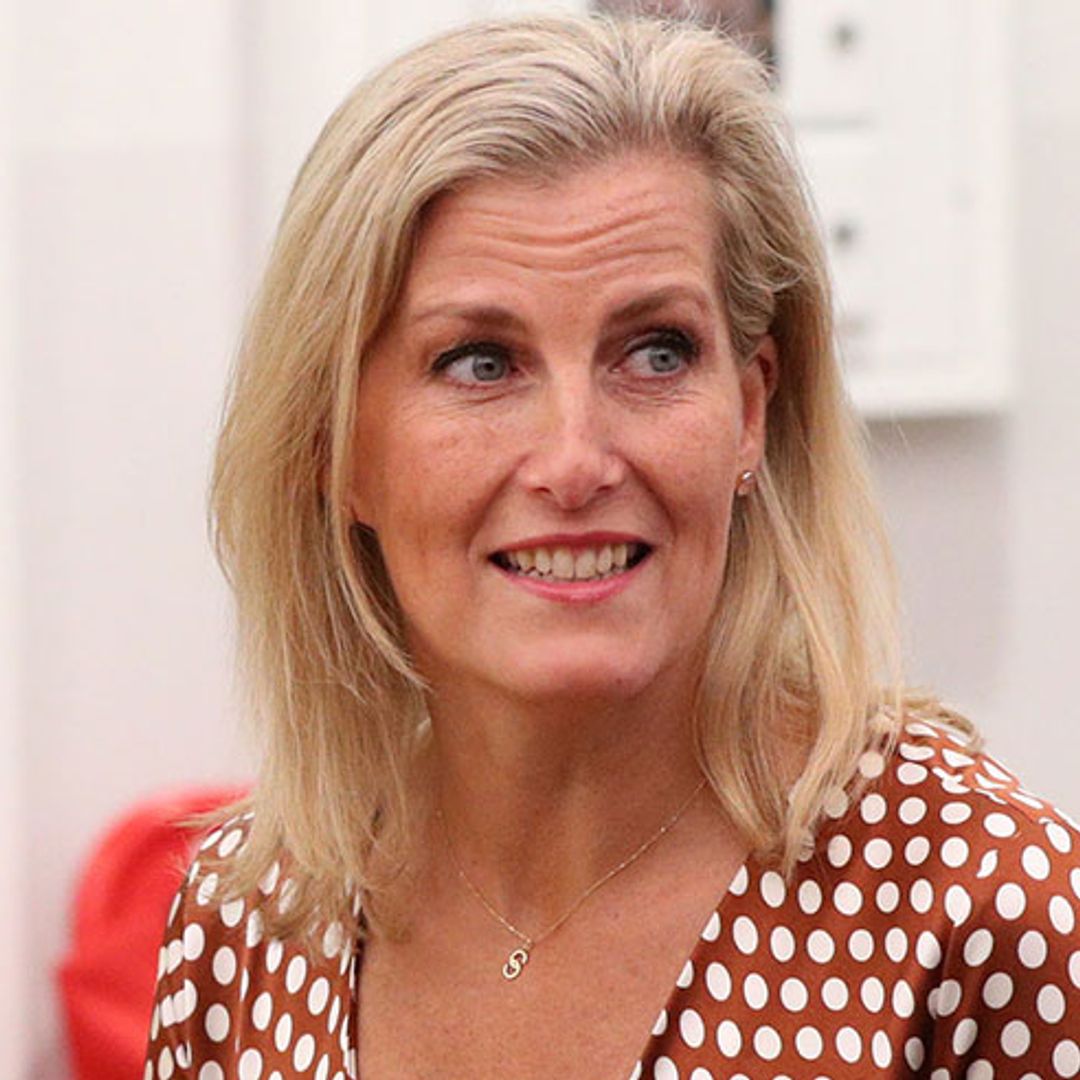 The Countess of Wessex just wore one of the most gorgeous wrap dresses we have ever seen