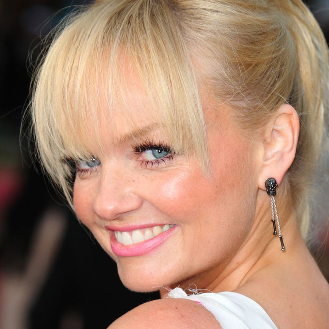 Emma Bunton models unexpected unseen bridal outfit in romantic wedding clip