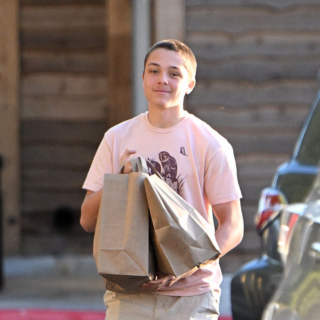 Angelina Jolie and Brad Pitt's teen son Knox mirrors dad's quirky style in latest outing