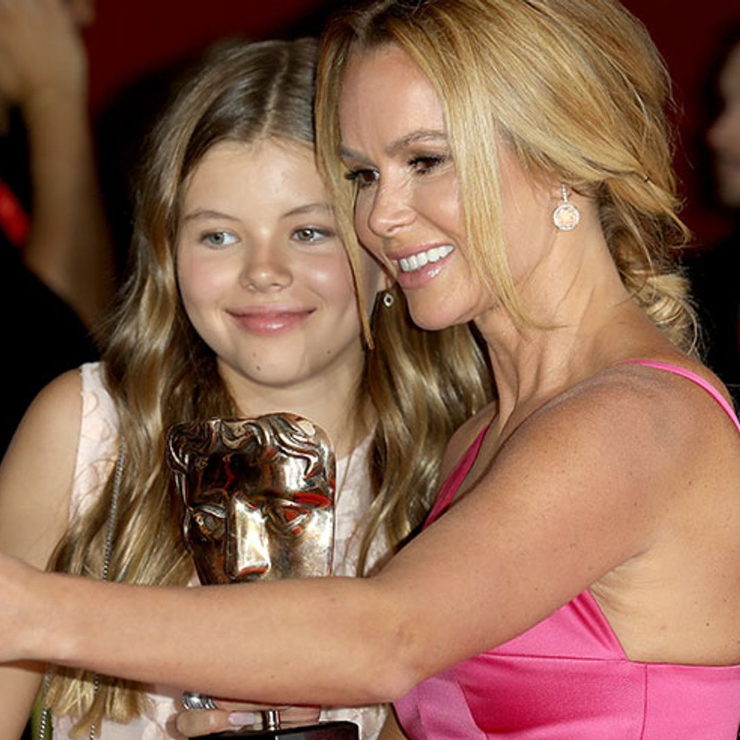 Amanda Holden just twinned with her daughters in the most amazing personalised silk pyjamas