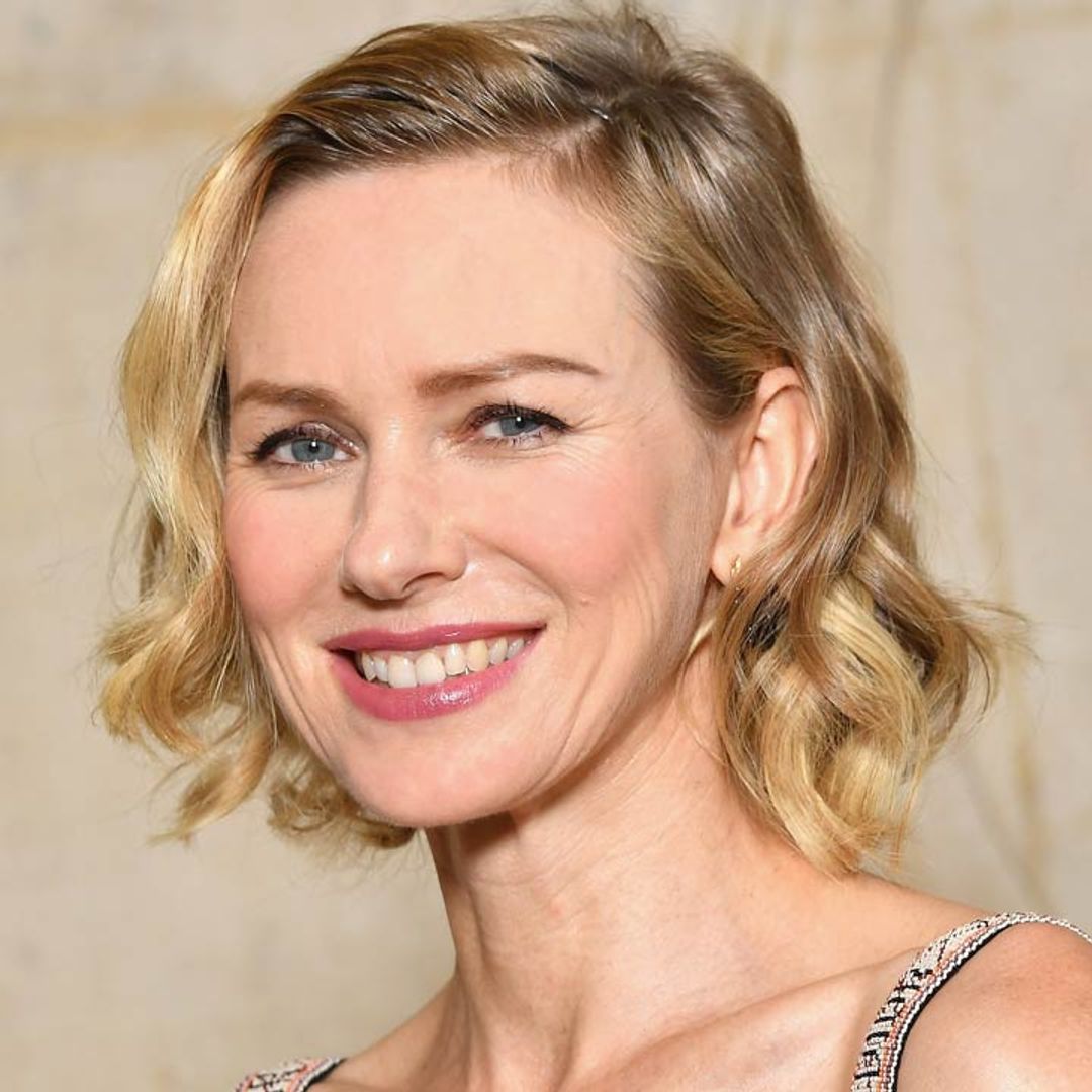 Naomi Watts wows in the deepest V-neck gold gown - and looks incredible