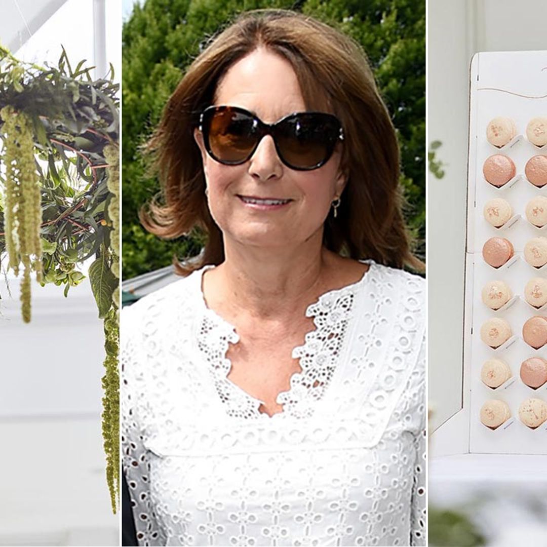Kate Middleton's mother Carole's wedding decor is even more elegant than we imagined