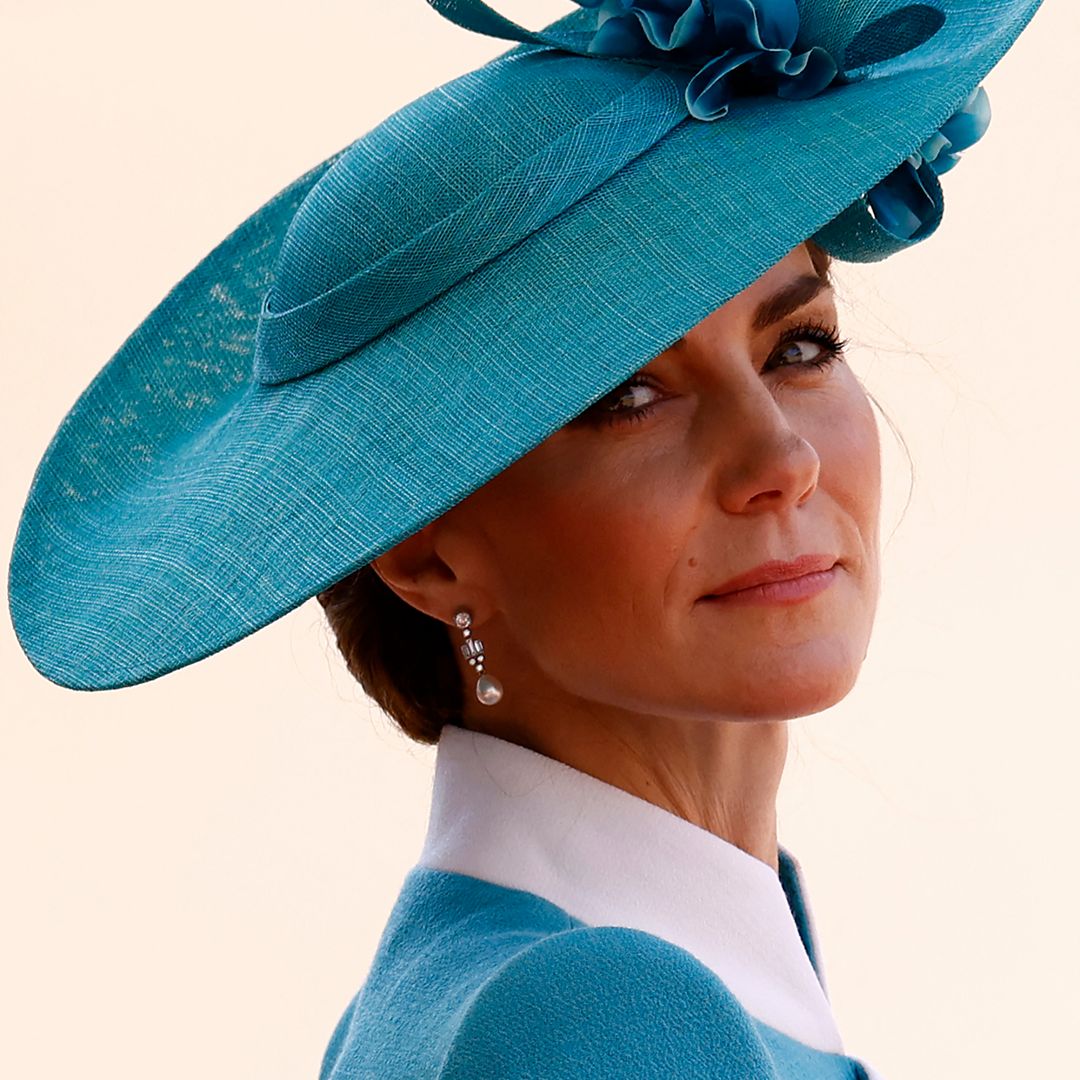 Princess Kate wows at Trooping the Colour 2025 in edgy blue outfit by Catherine Walker