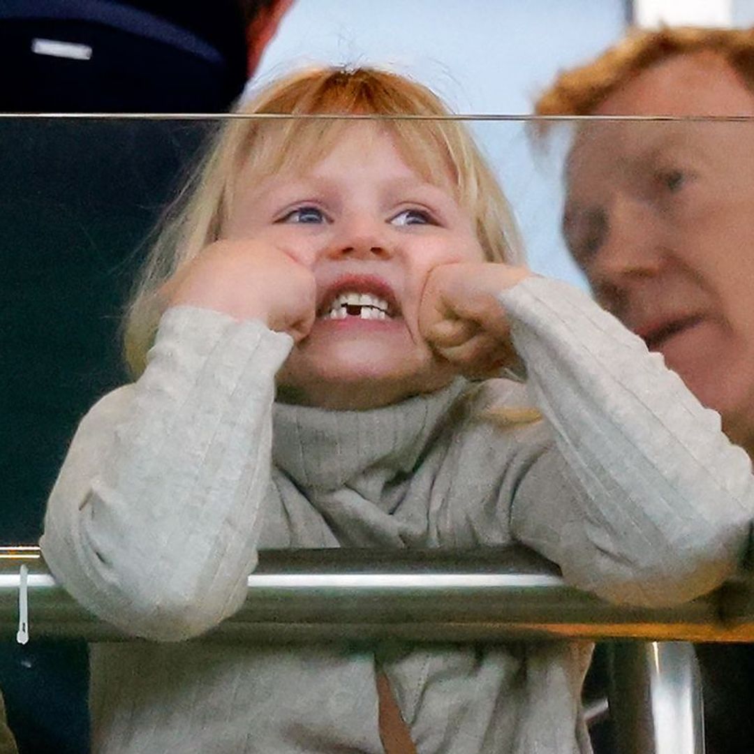 Lena Tindall is her royal parents' double in iconic photos as she turns 7