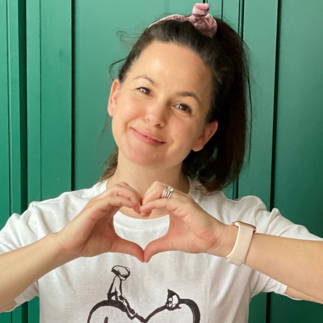 Giovanna Fletcher's youngest son has adorable way of keeping her close