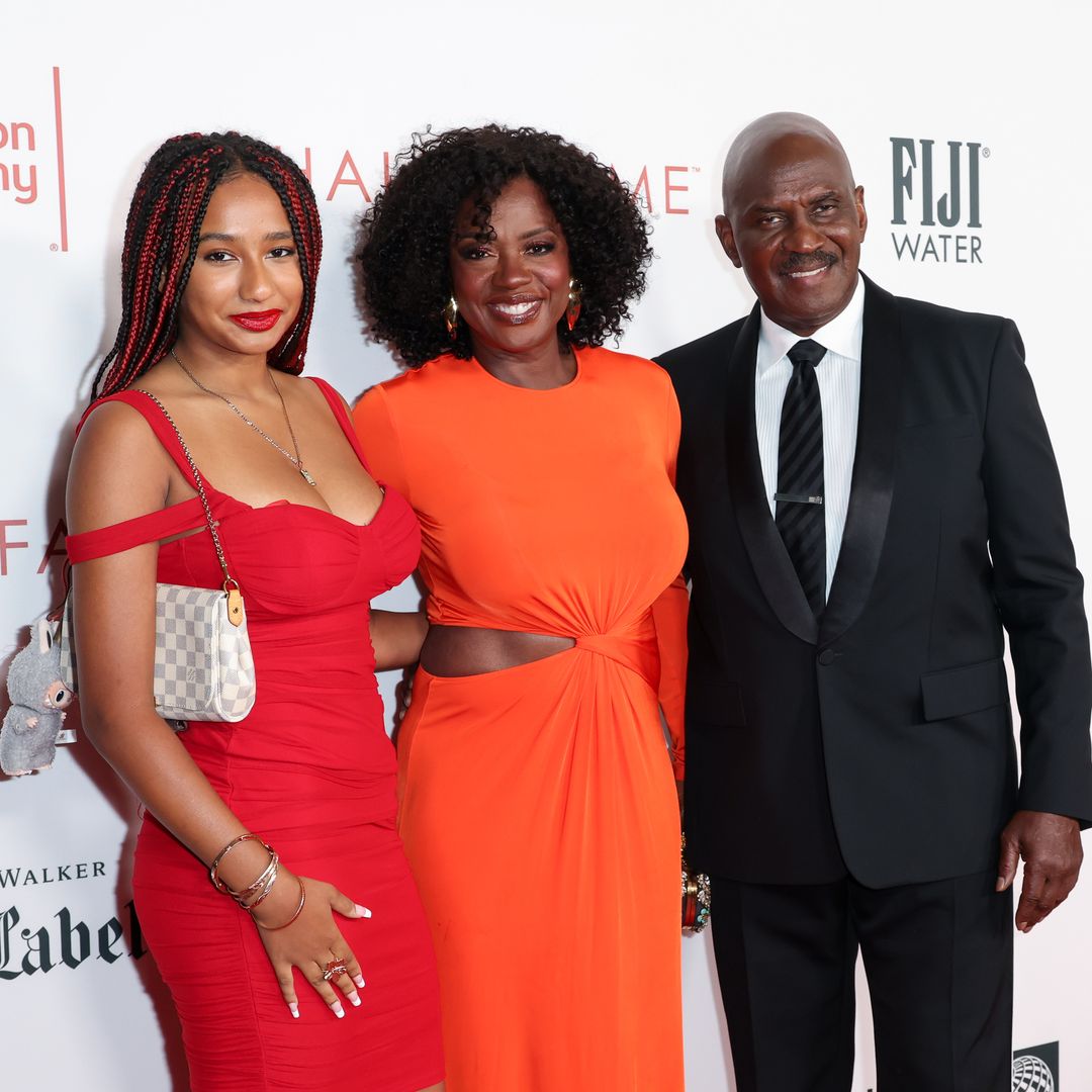 Genesis Tennon, Viola Davis, Julius Tennon at the 27th Television Academy Hall of Fame Ceremony at JW Marriott at L.A. Live on August 16, 2025 in Los Angeles, California