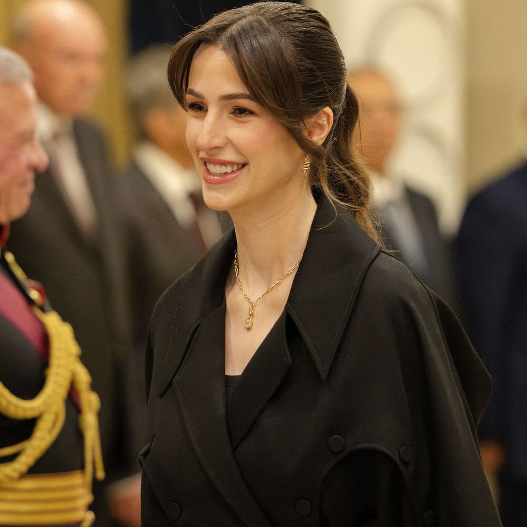 Princess Rajwa's hidden message in waist-defining Victoria Beckham outfit