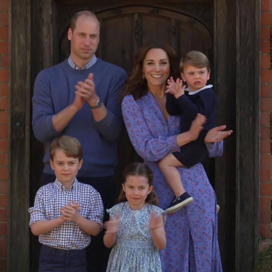 Kate Middleton and Prince William make surprise TV appearance with Princes George, Louis and Princess Charlotte