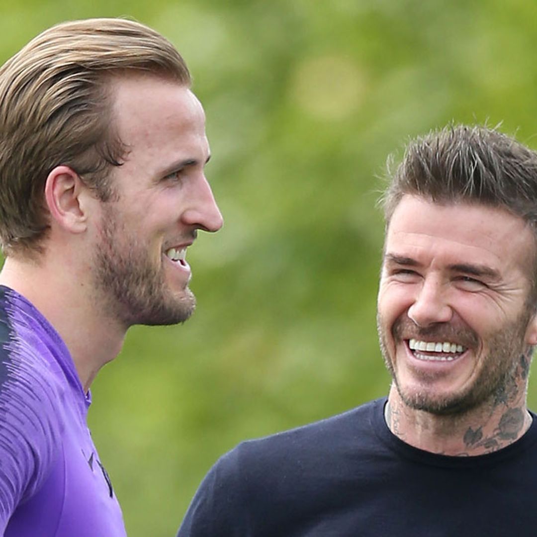 World Cup 2022: Heartwarming moment 11-year-old Harry Kane meets England hero David Beckham