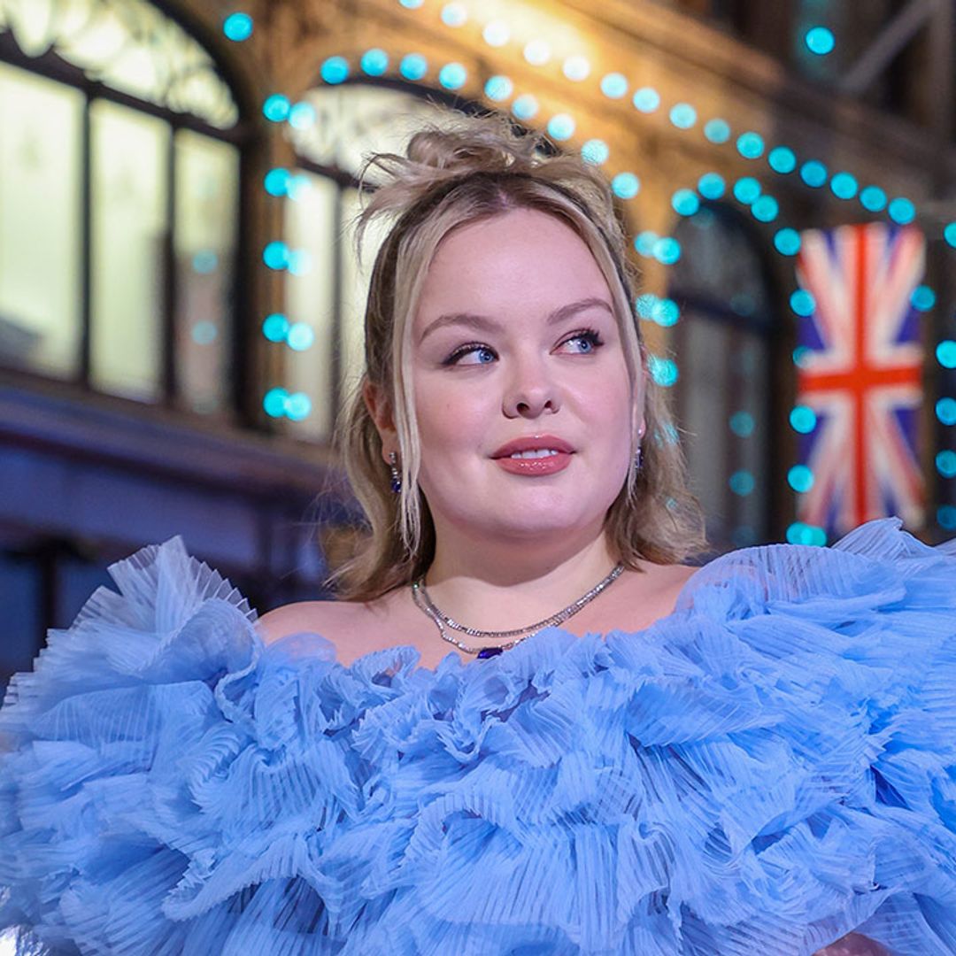 Nicola Coughlan wears flouncy blue co-ord at Harrods to celebrate Tiffany & Co's 150th London anniversary
