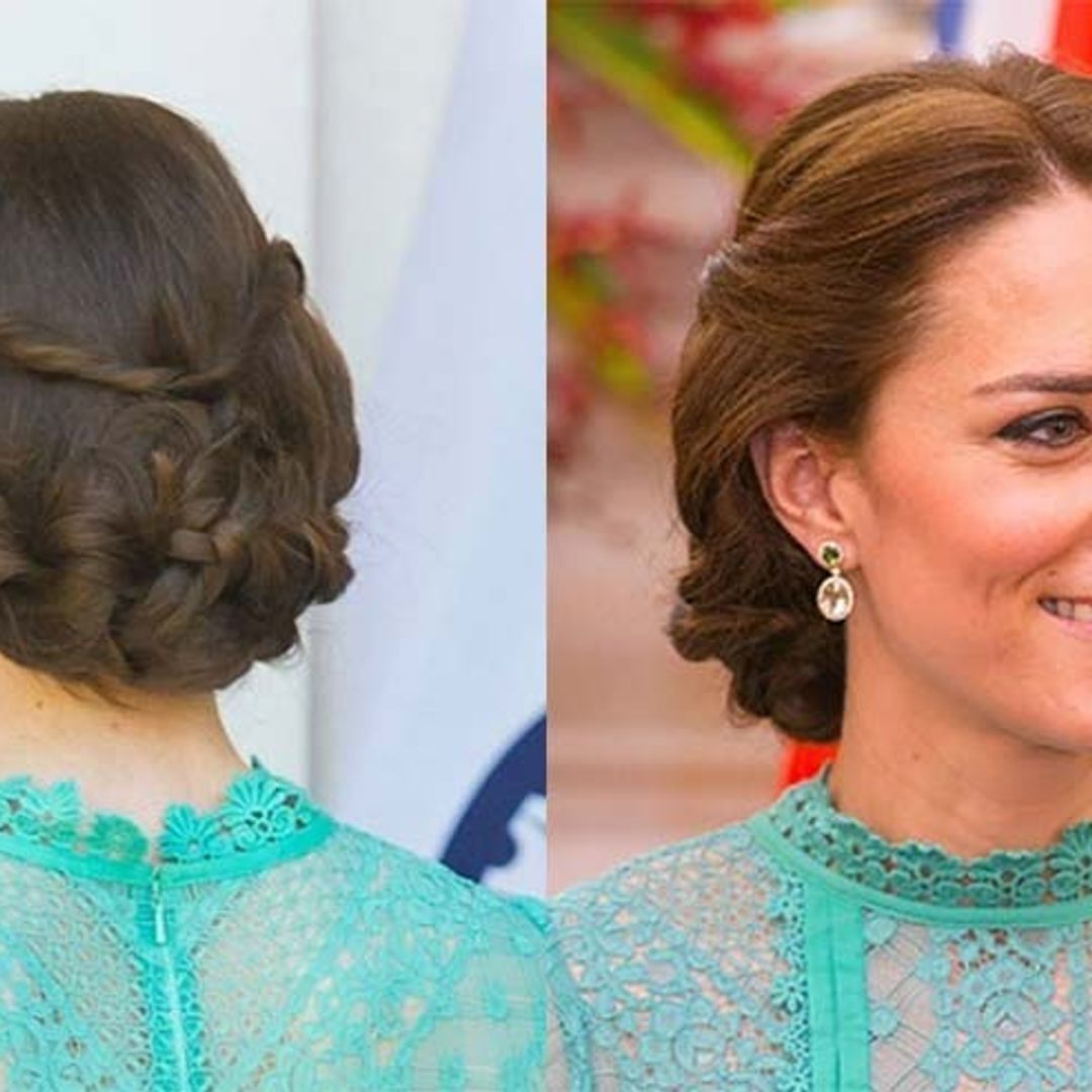 Kate's beautiful updos are perfect New Year's Eve hair inspiration
