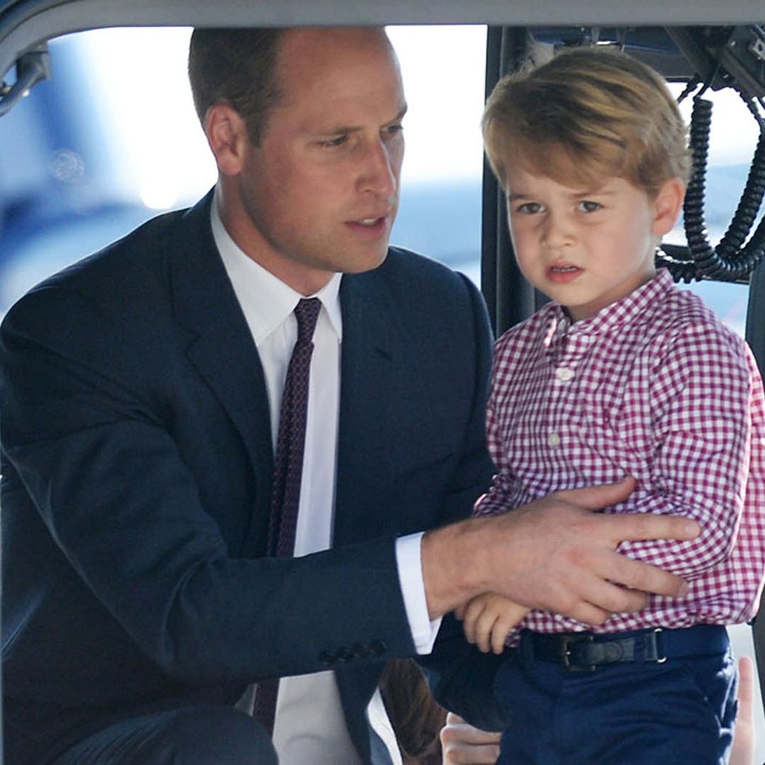 Prince William chokes up as he struggles to talk about emotional moment relating to his children