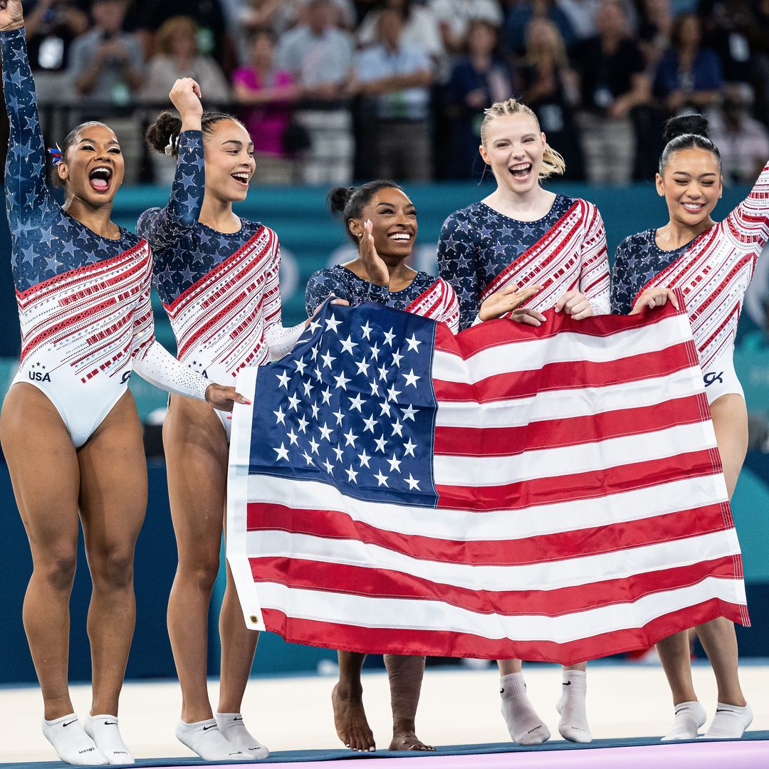 From Natalie Portman to Nicole Kidman's family and more, the stars supporting Simone Biles & Team USA — photos