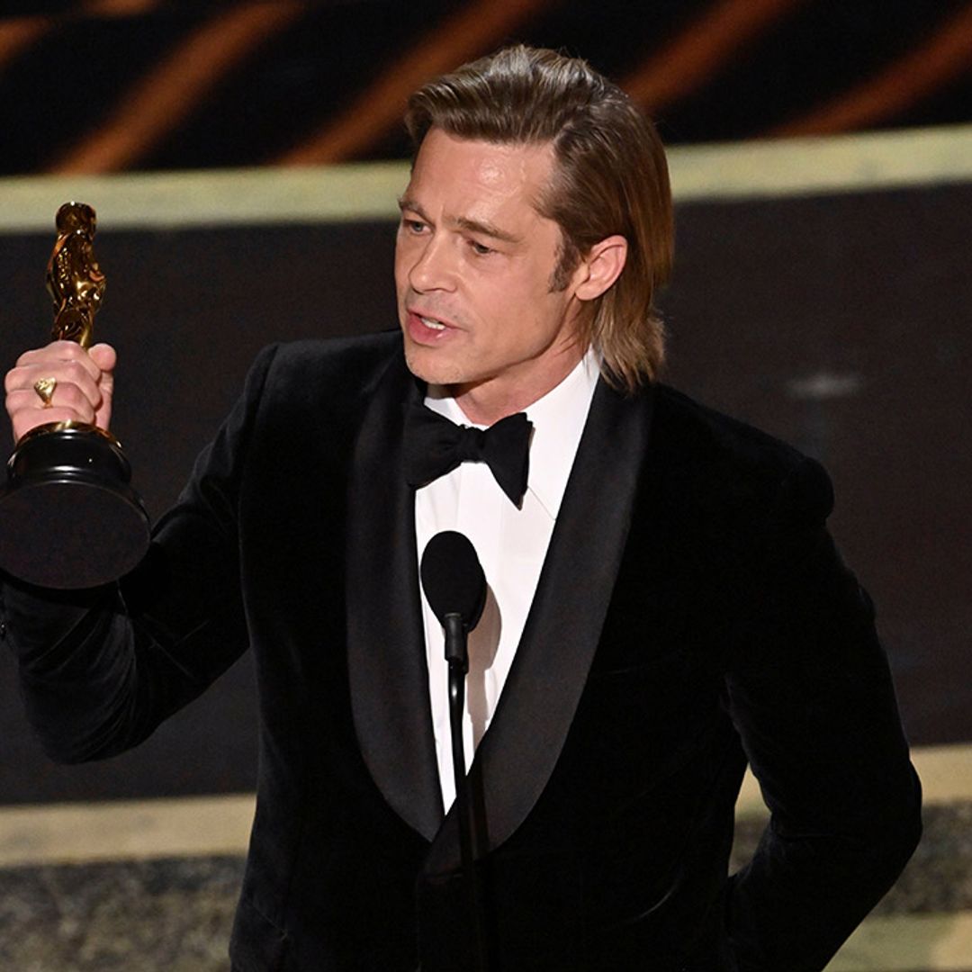 Brad Pitt dedicates first acting Oscar to his six children: WATCH