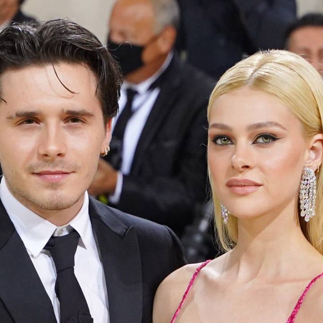 Nicola Peltz shares new view of upgraded diamond ring as she kisses Brooklyn Beckham in new snap
