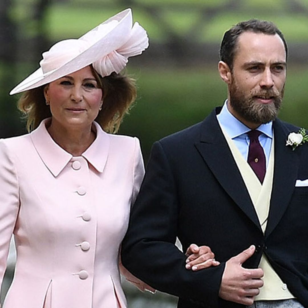 Carole Middleton looks stylish in pale pink number at daughter Pippa's wedding