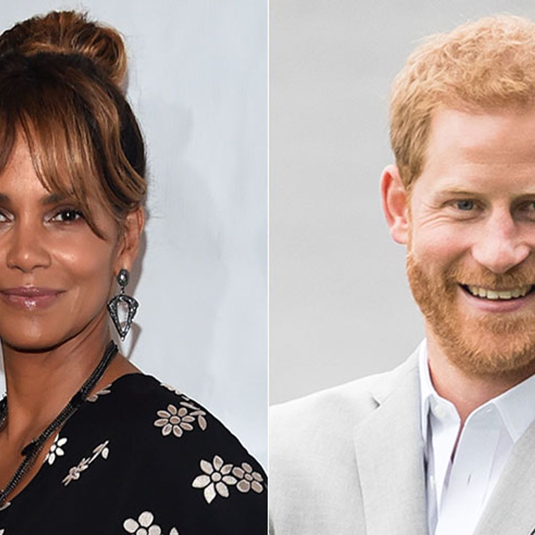 Halle Berry just reacted to Prince Harry's bedroom poster of her
