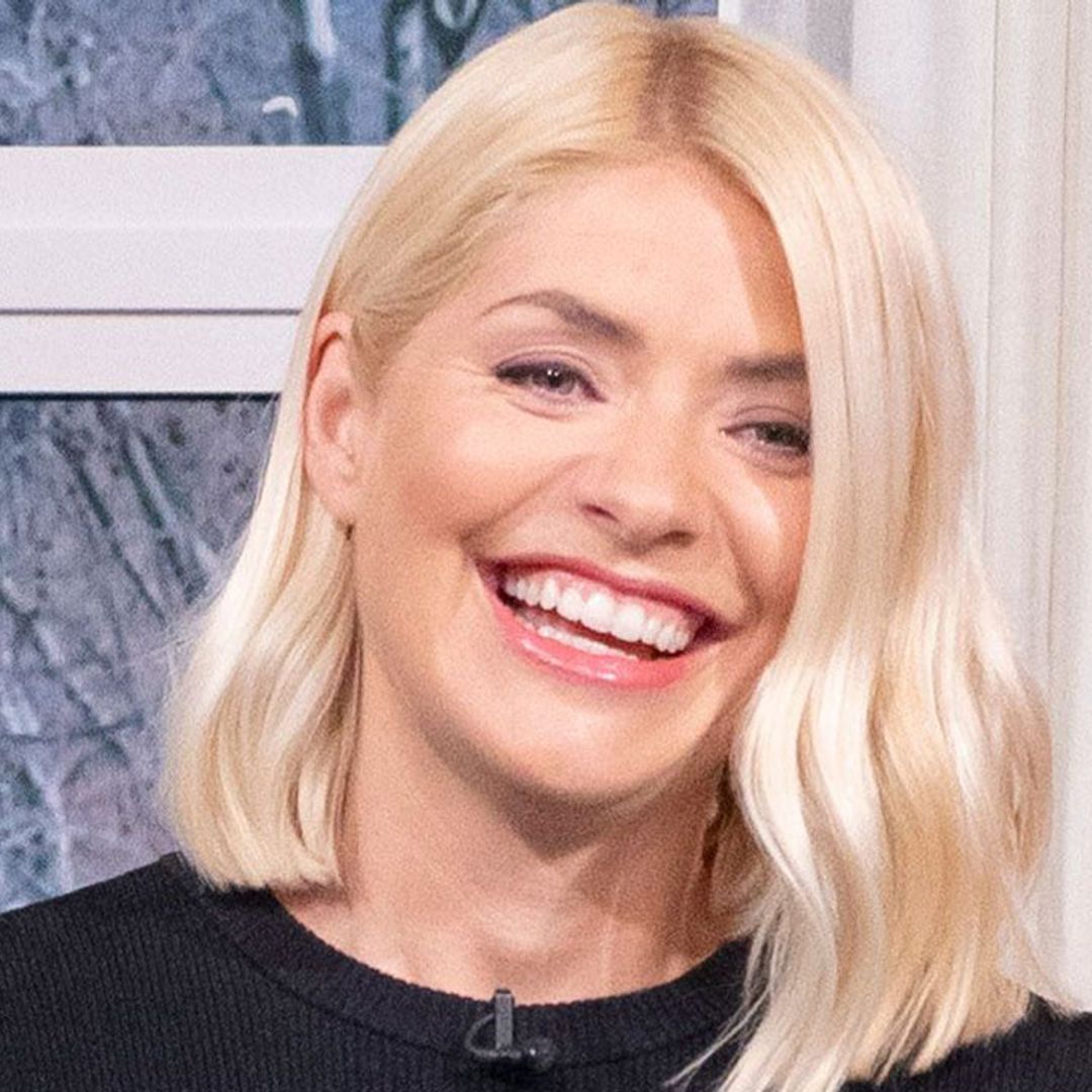 Holly Willoughby teaches us how to style for winter in a grey cashmere dress
