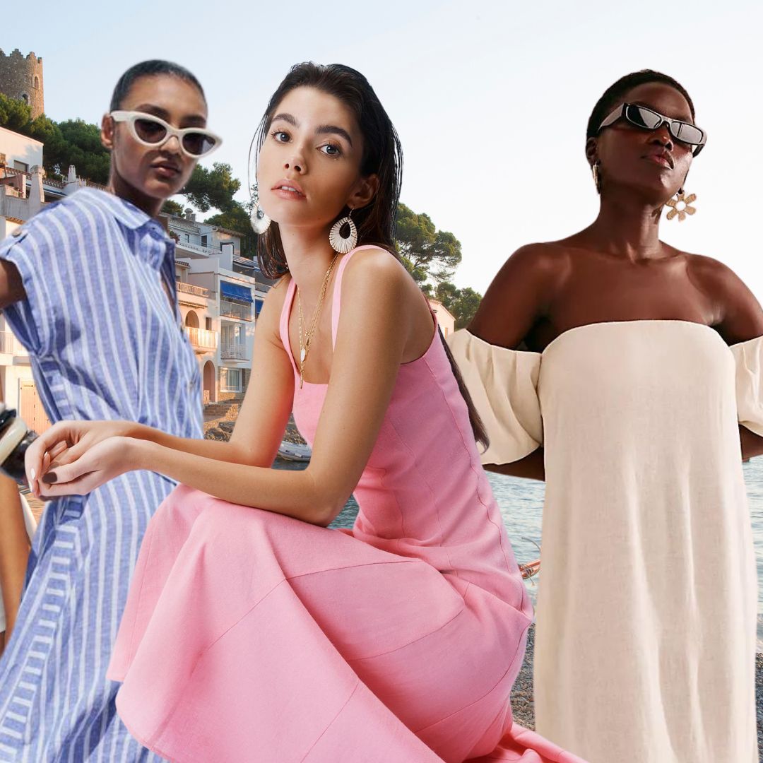 10 stylish linen dresses to pack for a summer getaway