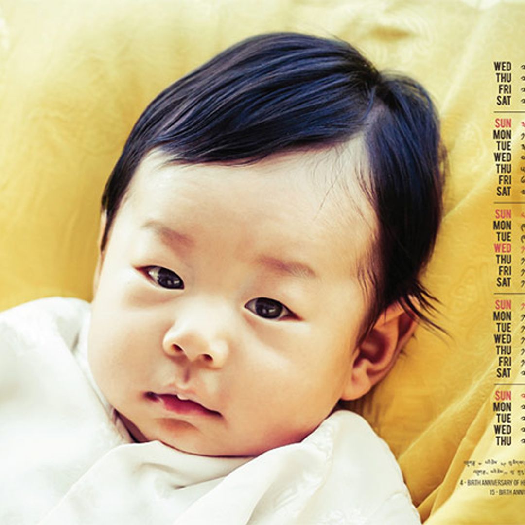 Bhutan's baby prince looks adorable in new official portrait