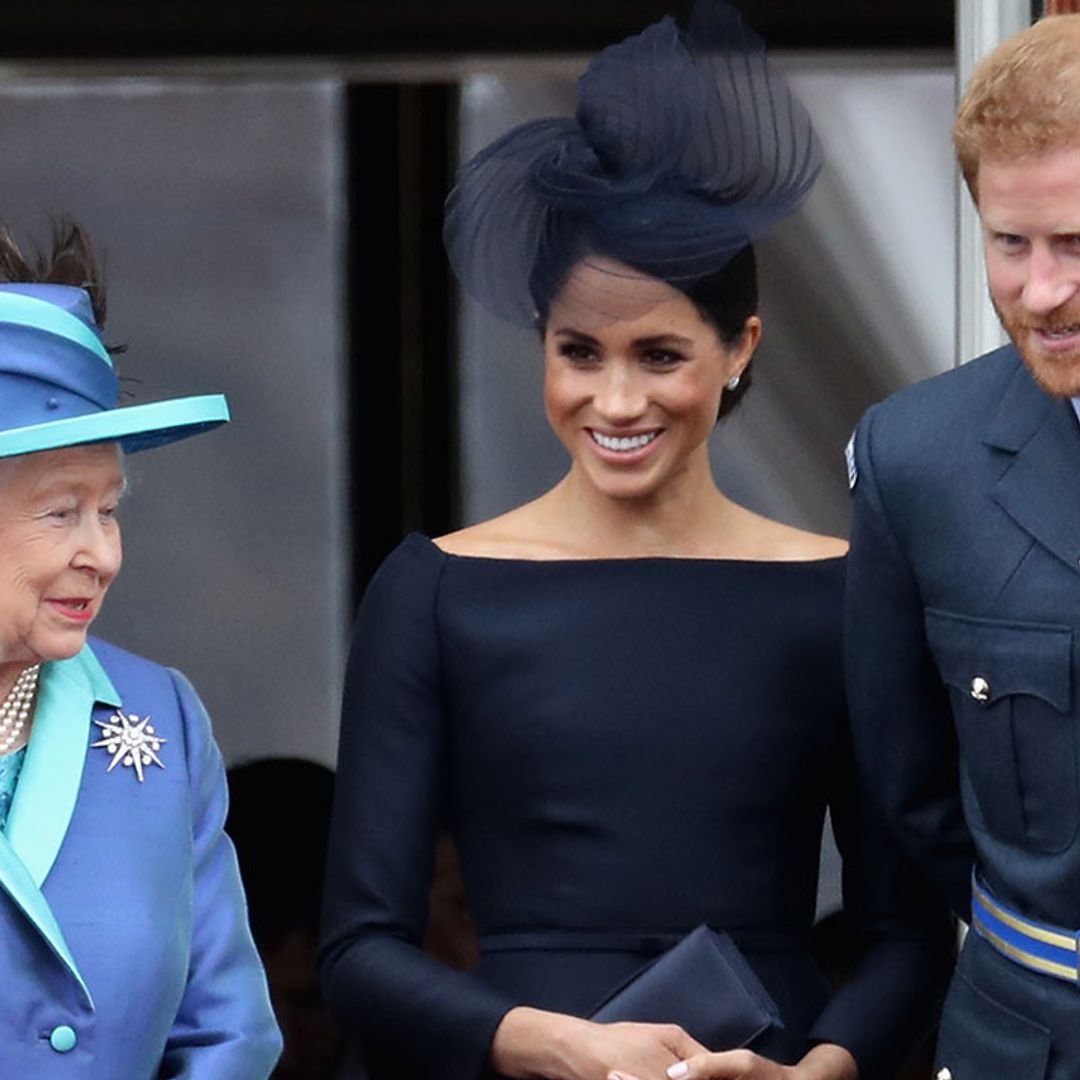 The Queen making private home visits to Prince Harry and Meghan Markle to help them cope