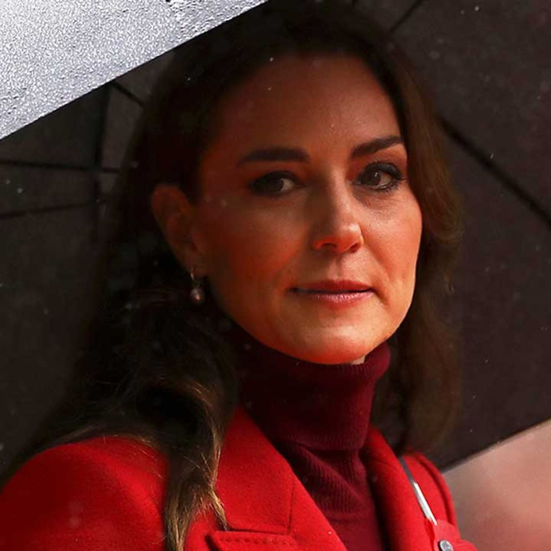 Princess Kate enchants in bold coat and heeled boots for fun rugby outing