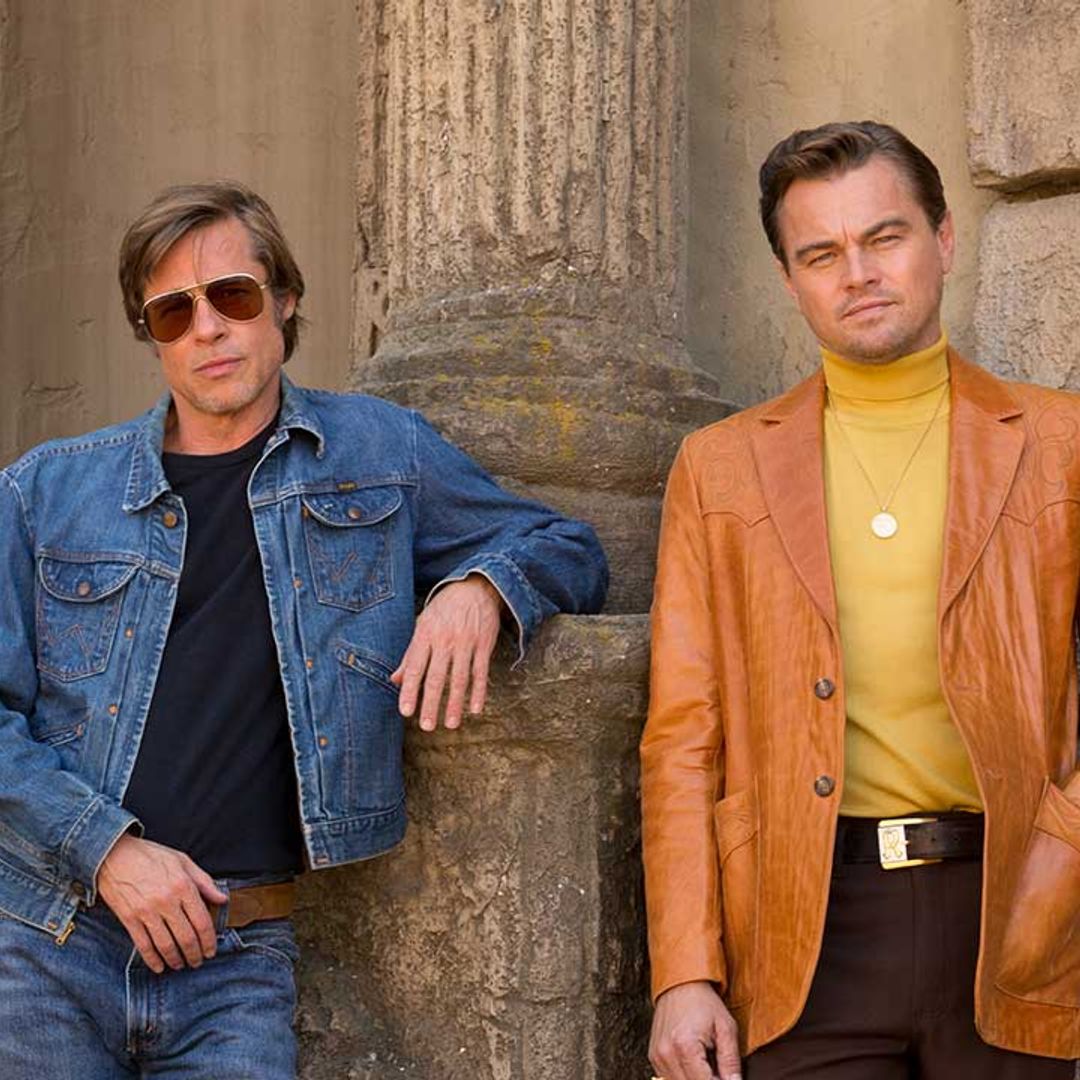 Fans react to bizarre Brad Pitt and Leonardo DiCaprio snap from upcoming film