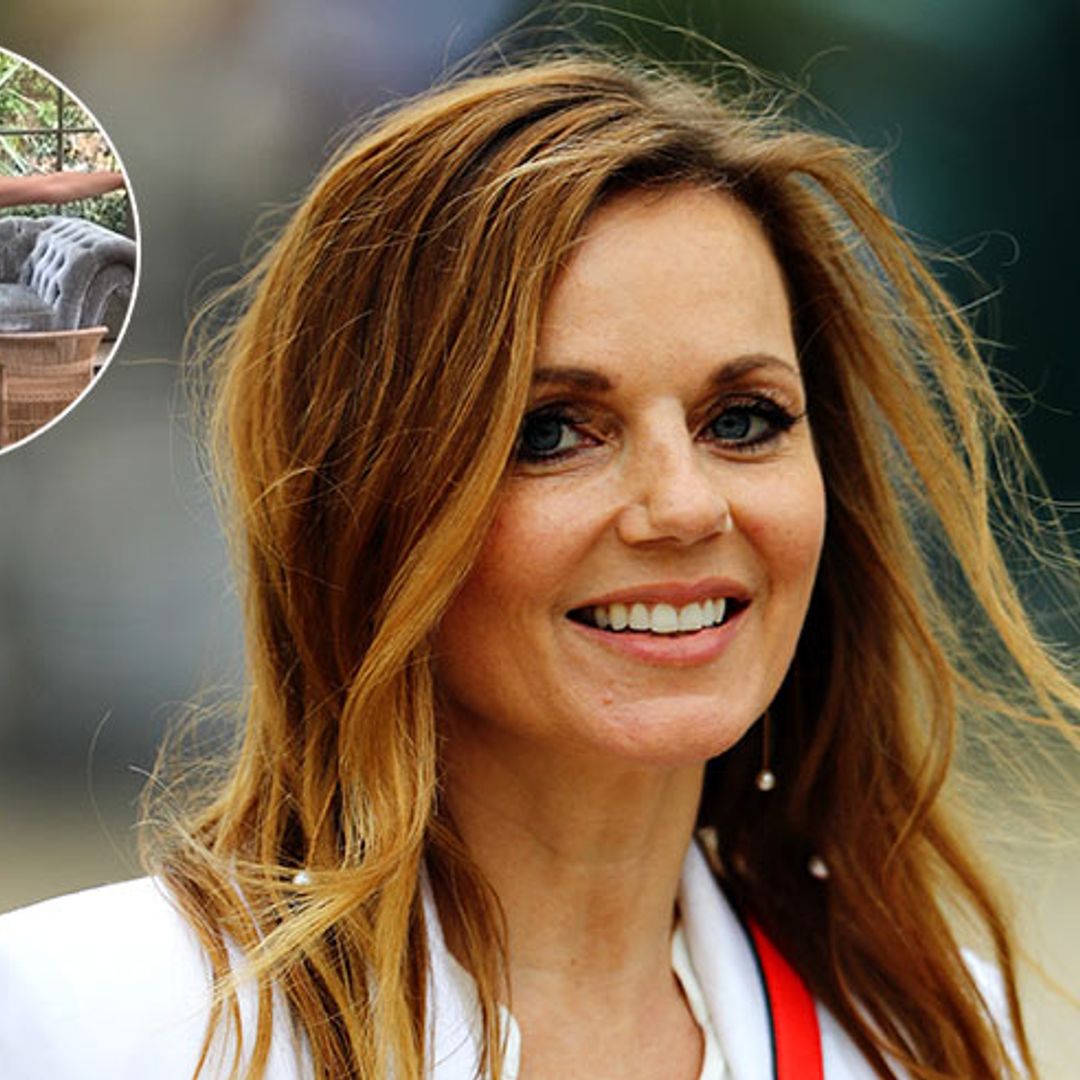 Geri Horner gives fans a look inside her Orangery – and fans really, really want her sofa