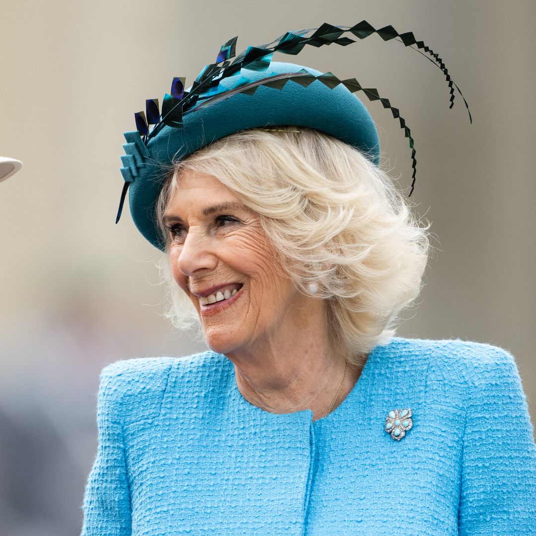 Queen Camilla debuts unseen jewel from the late Queen's jewellery collection, and it's so beautiful
