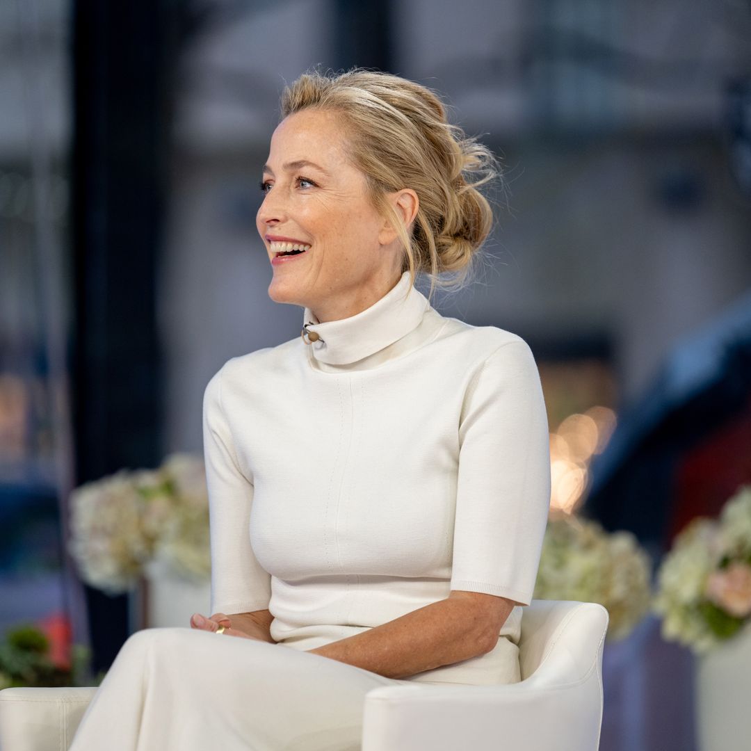 Gillian Anderson's 'Scoop' press tour wardrobe has been a lesson in quiet luxury