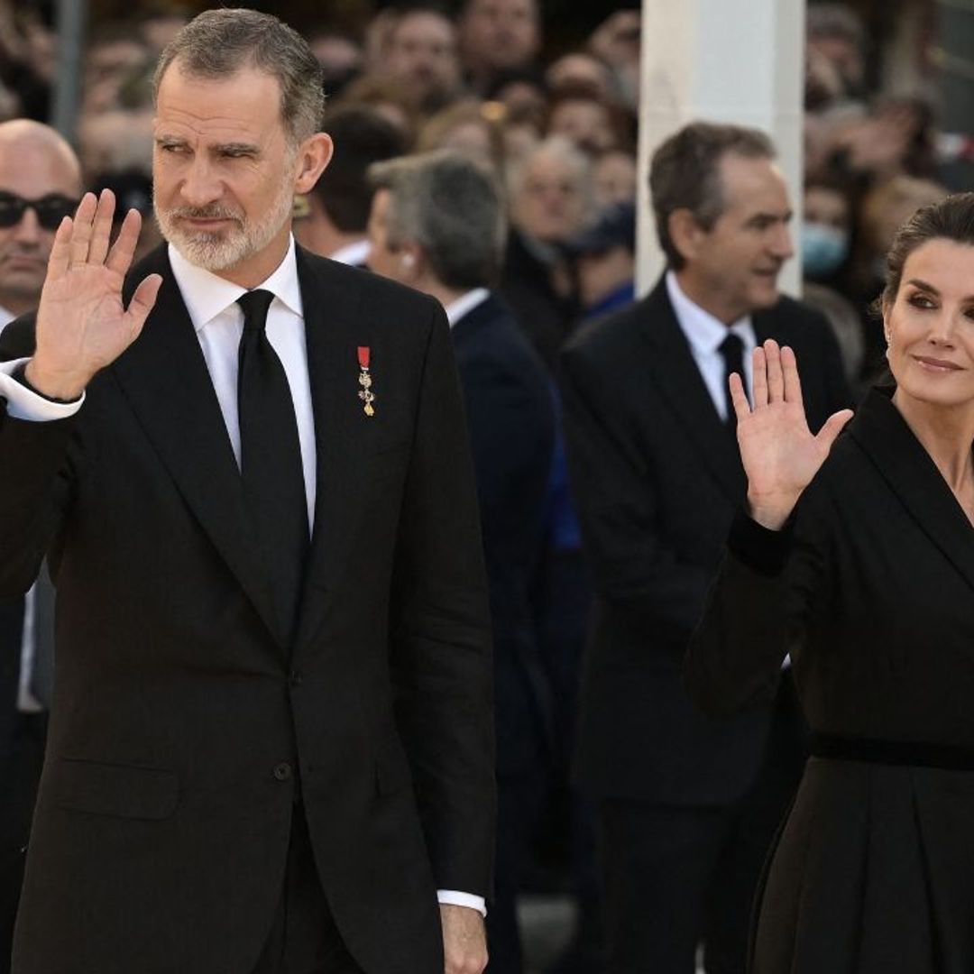 The reason Queen Letizia wore Queen Ena's pearl brooch to the funeral of King Constantine II