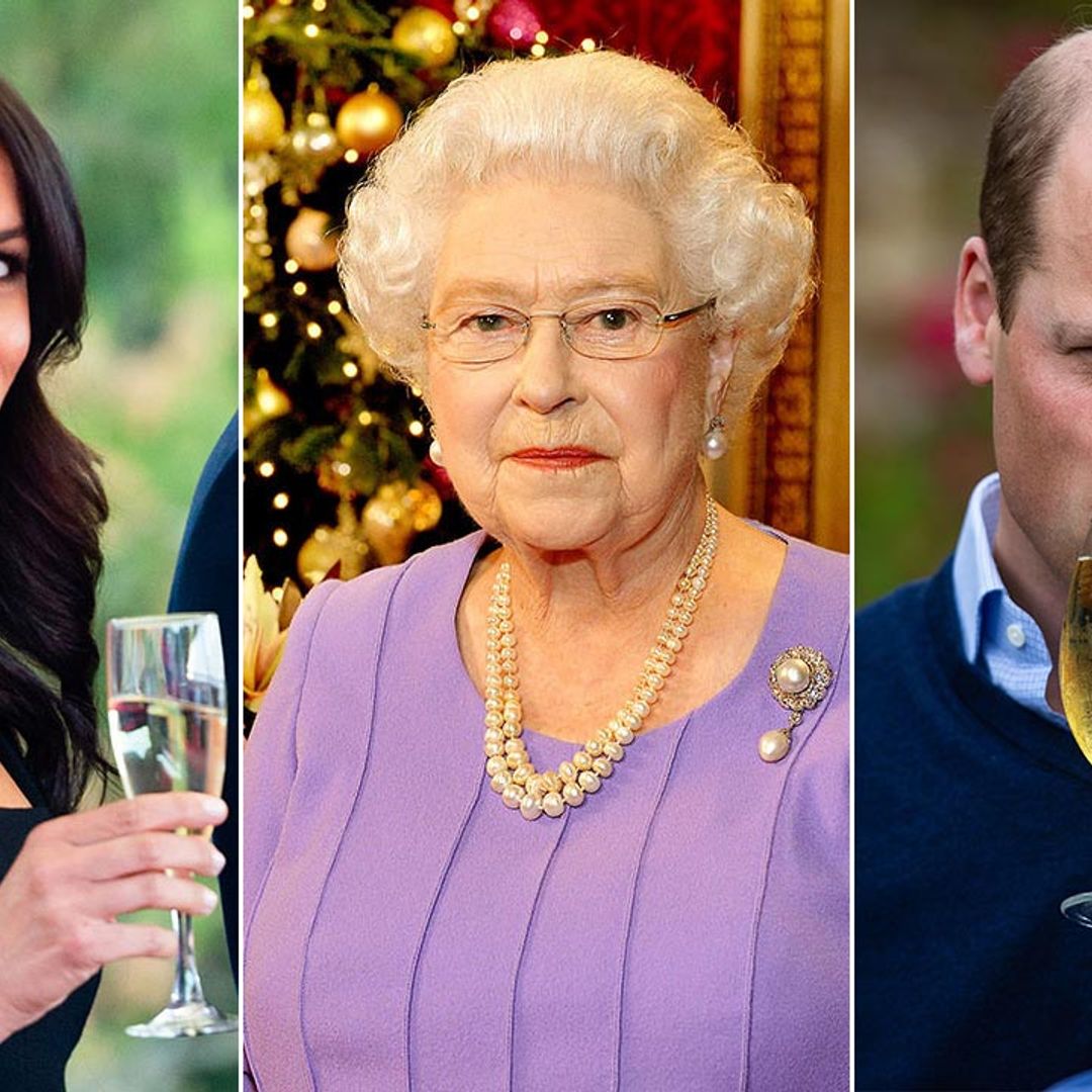 Royals' favourite Christmas tipples: The Queen, Prince William and more