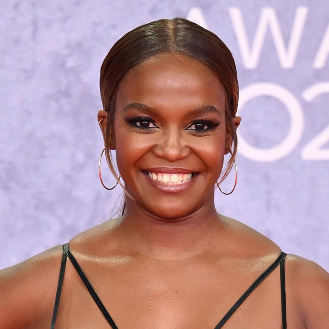 Oti Mabuse sparkles in shawl dress - and wait 'til you see her earrings